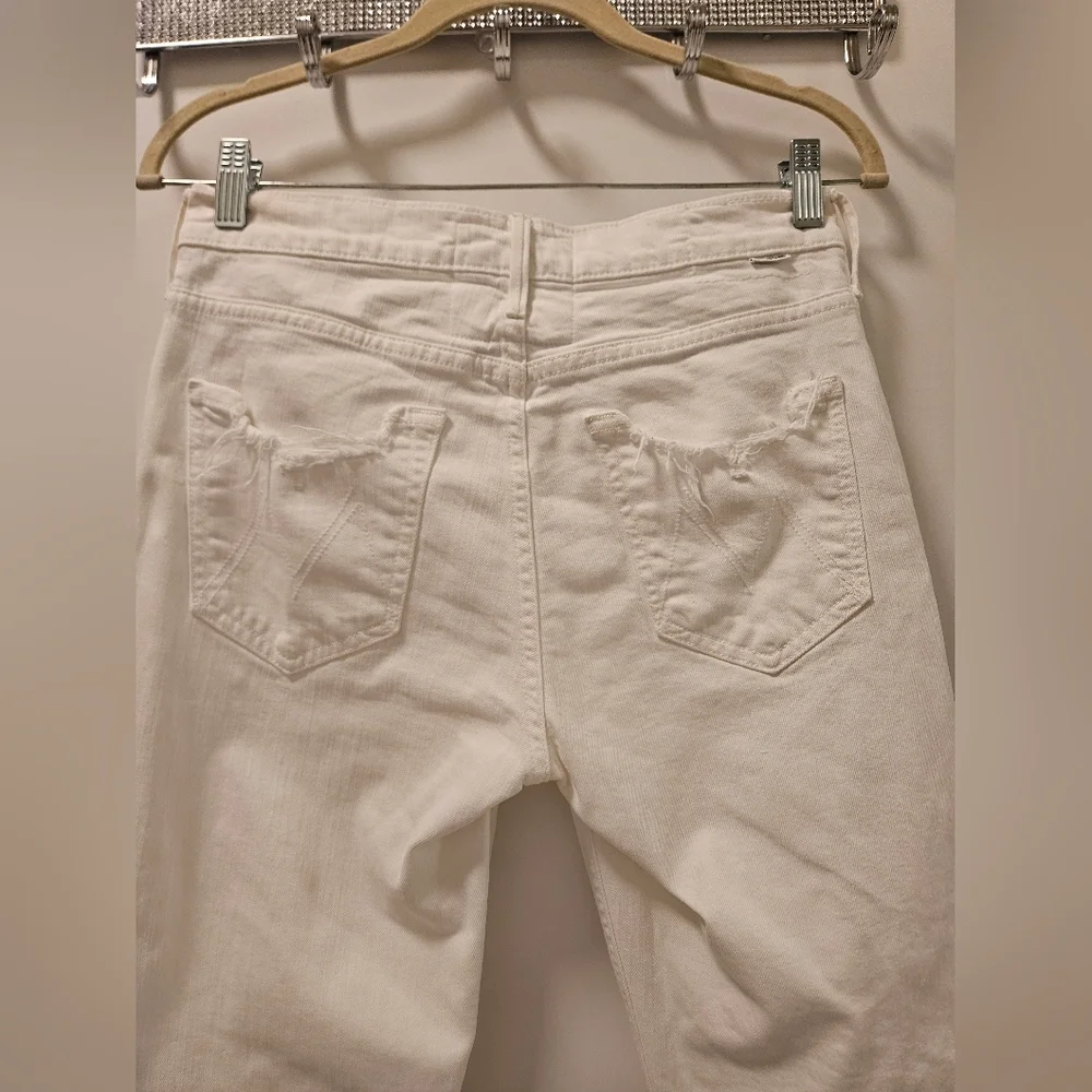 Mother Superior The Dutchie Ankle Jaw Distressed Jeans Size 26 - Picture 7 of 16